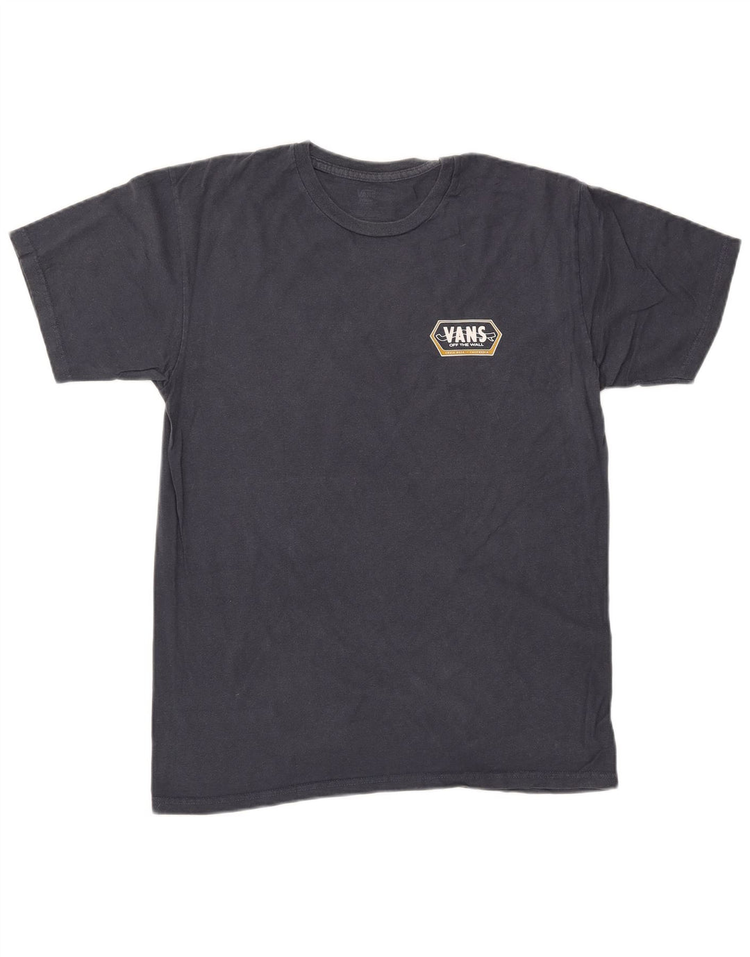 VANS Mens Graphic T-Shirt Top Medium Navy Blue