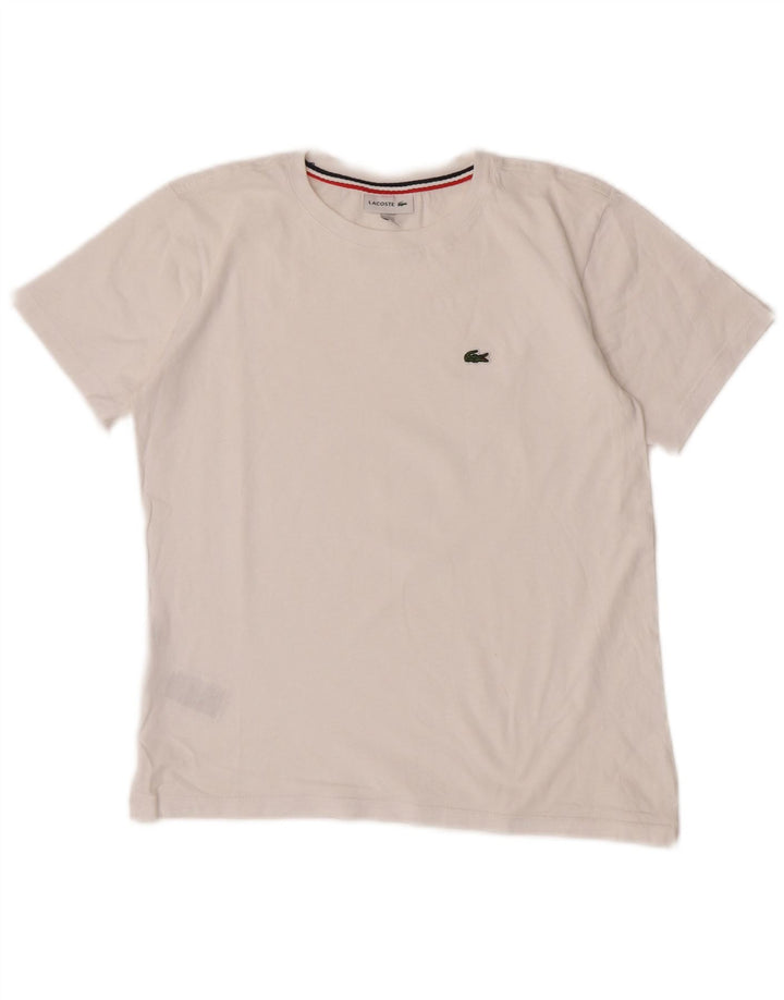 Lacoste Boys T-Shirt Top 11-12 Years White Cotton