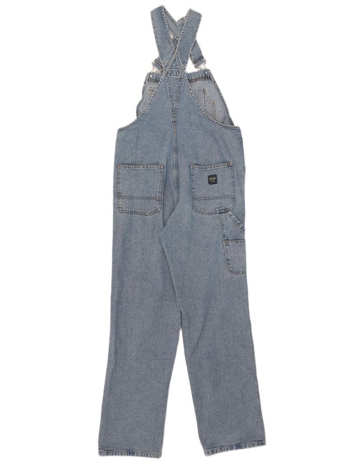 Gas Mens Cargo Dungarees Jeans Medium W34 L31 Blue Cotton