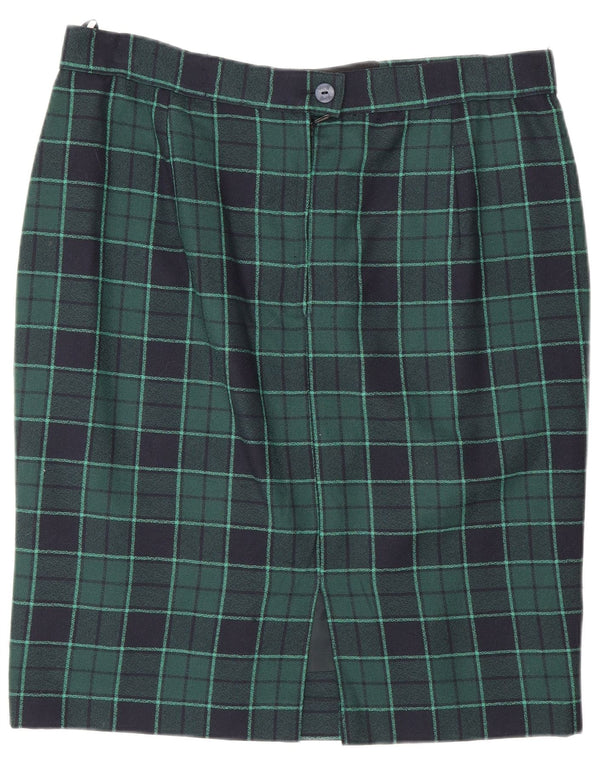 Fusta creion Yarell pentru femei EU 40 Medium W32 Verde carouri