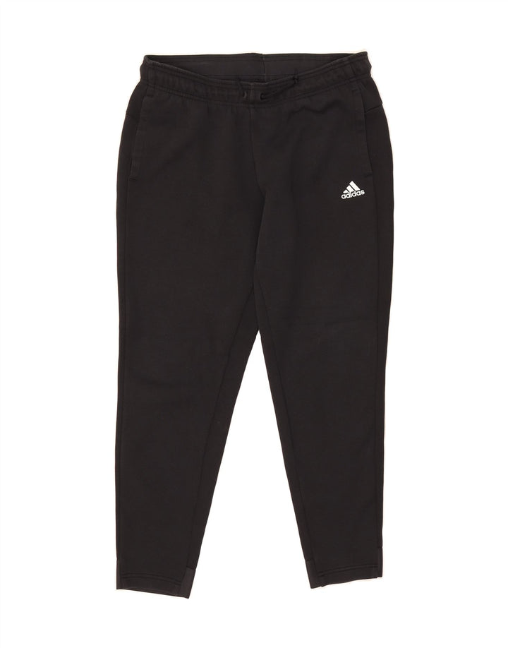 ADIDAS Womens Tracksuit Trousers UK 12/14 Medium  Black Vintage Adidas and Second-Hand Adidas from Messina Hembry 