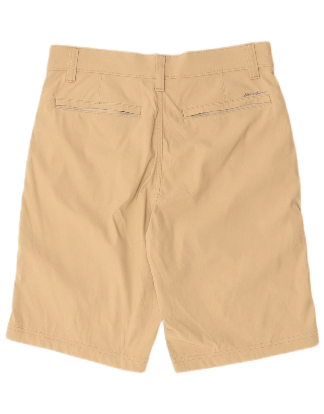 EDDIE BAUER Mens Chino Shorts W30 Medium Beige Nylon