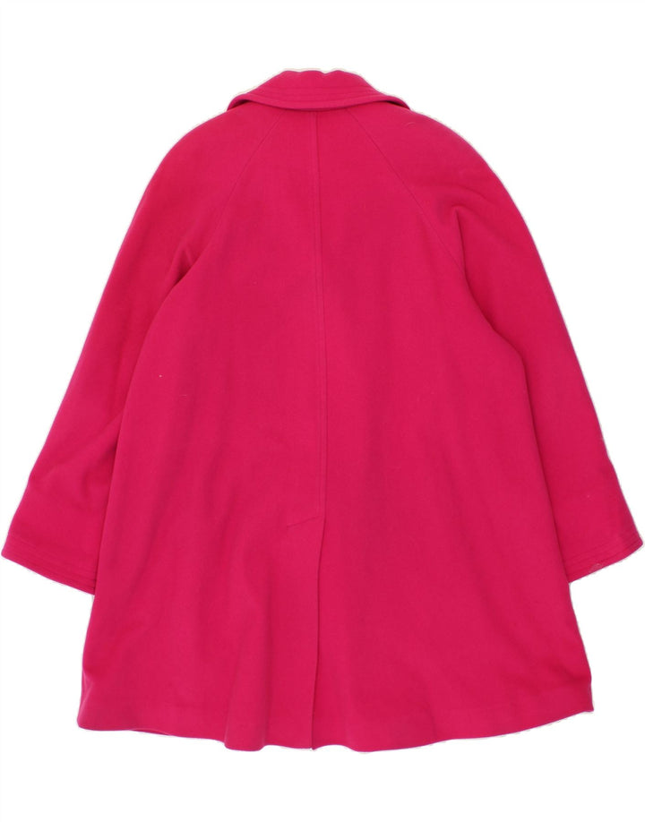 ECHELON Womens Oversized Overcoat UK 12 Medium  Pink Wool Vintage Echelon and Second-Hand Echelon from Messina Hembry 