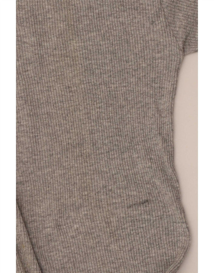 vintage Mens T-Shirt Top Grand Gris