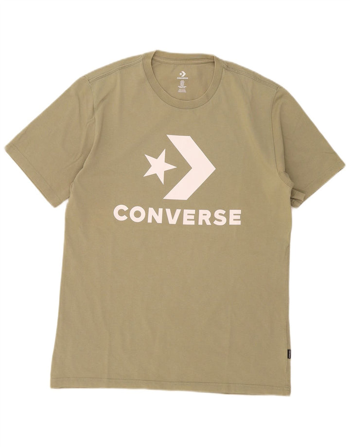 Converse grafisk t-shirt til mænd, medium Khaki Bomuld