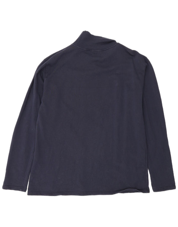 Converse Mens Graphic Top Long Sleeve XL Navy Blue Cotton