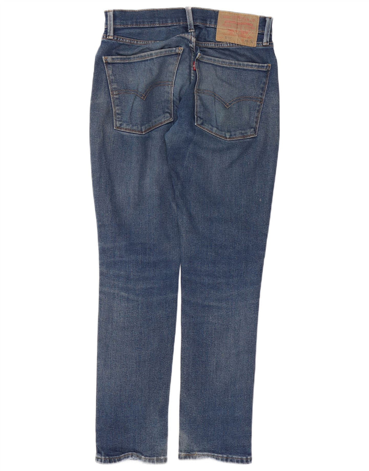 LEVI'S Herre 511 Slim Jeans W30 L32 Blå Bomuld