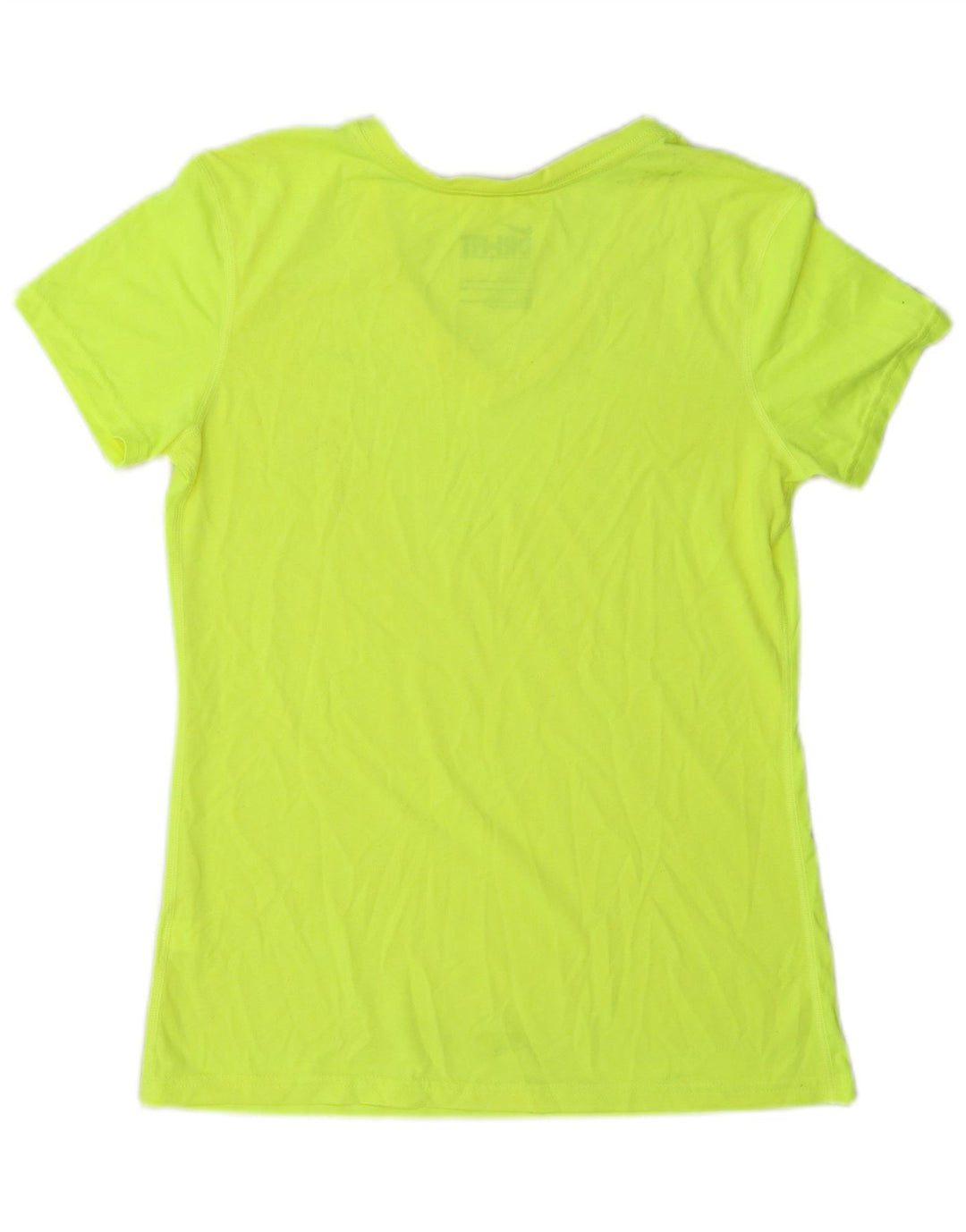 Nike Damen Dri Fit Regular T-Shirt Top UK 12 Mittelgrün