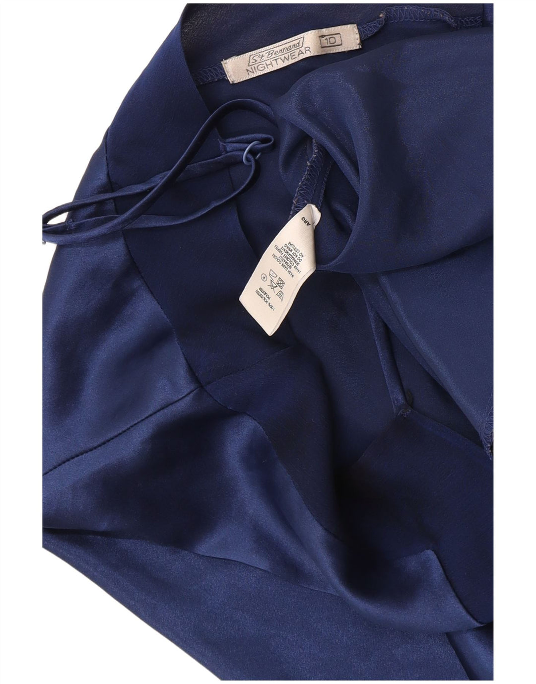 St. Bernard Robe Slip Femme UK 10 Petit Bleu Marine Polyester