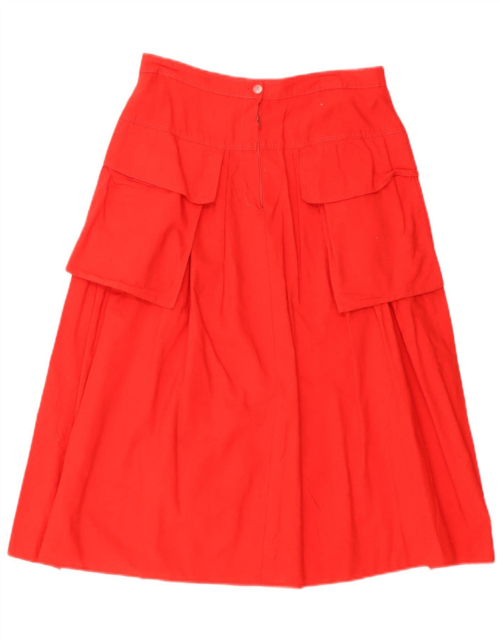 Vintage Damen Cargorock UK 14 Medium W28 Rot