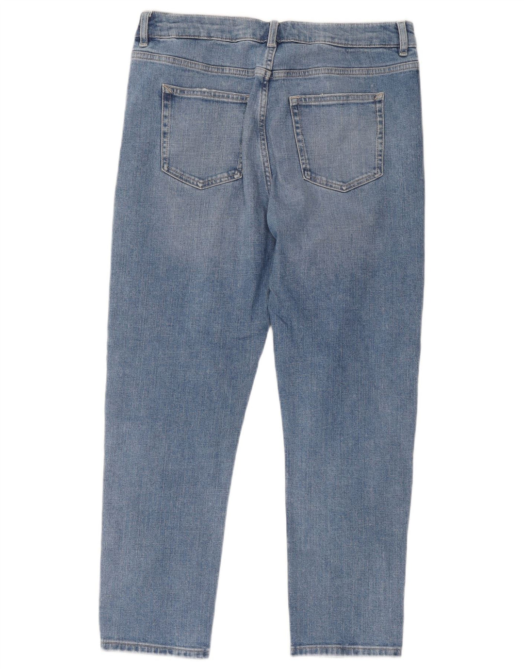 Marks & Spencer Womens Relaxed Fit Slim Jeans UK 12 Medium W32 L26 Blue
