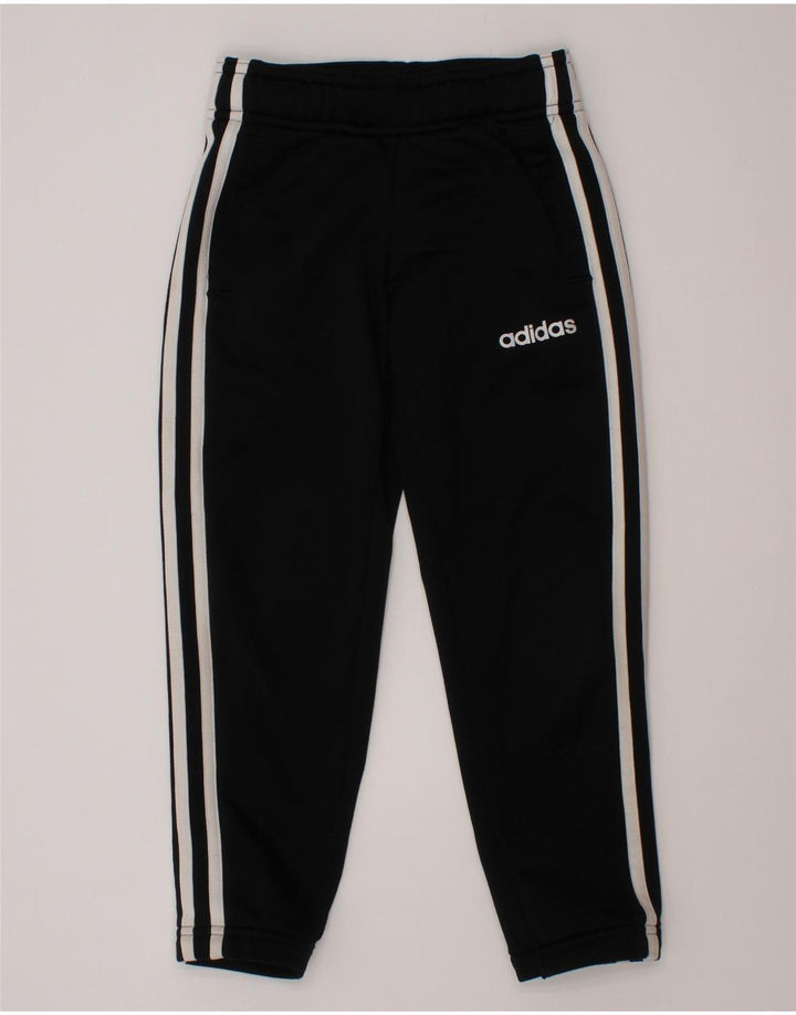 Adidas Boys Climalite træningsdragt bukser 5-6 år Sort polyester
