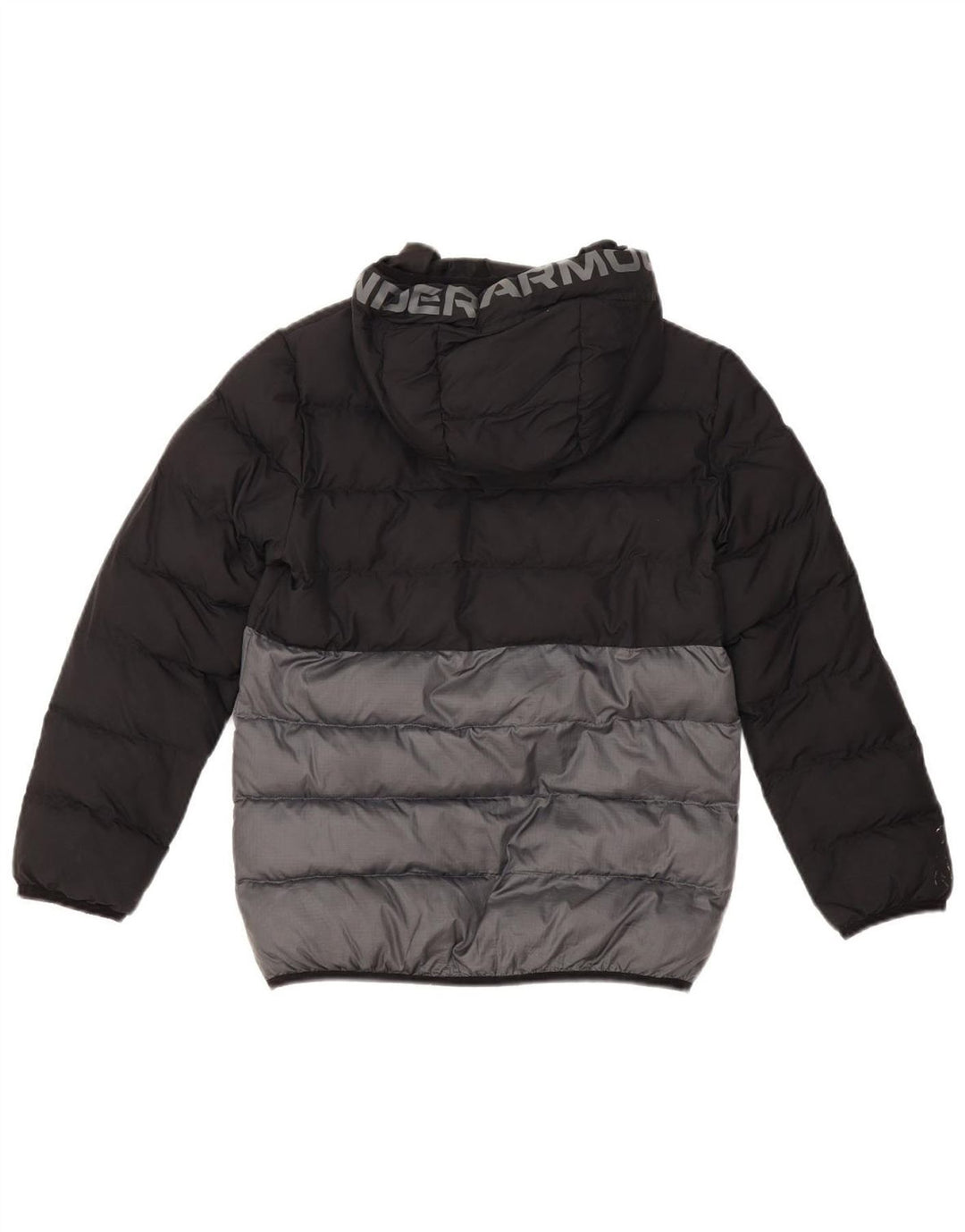 Under Armour Jungen Graphic Wattierte Jacke 10–11 Jahre Schwarzer Farbblock