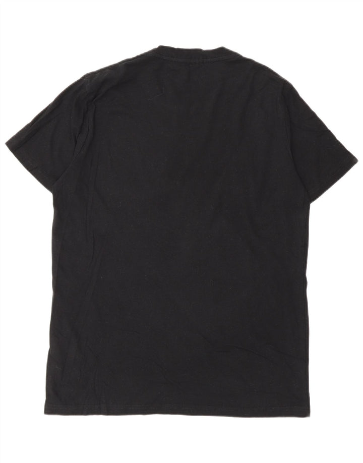 Converse Herren-T-Shirt mit Grafik, Größe S, schwarze Baumwolle