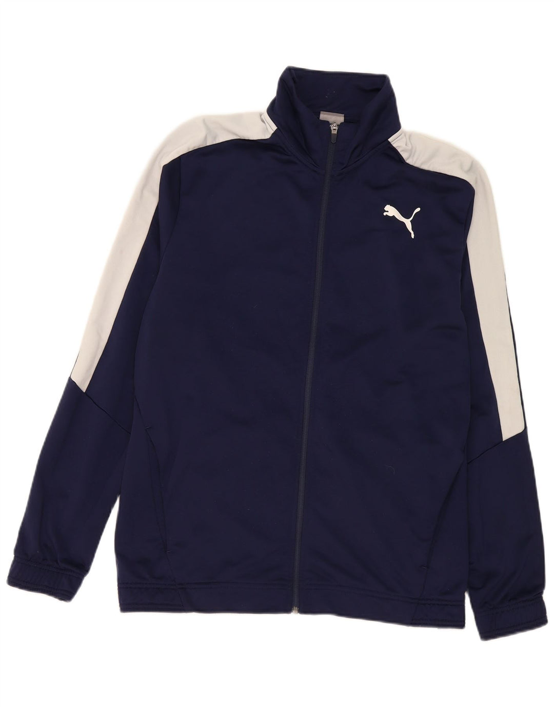 Puma Veste de survêtement pour homme 2XL Bleu marine Colourblock