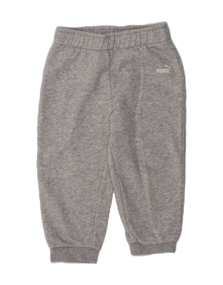 PUMA Girls Tracksuit Trousers Joggers 2-3 Years Grey Cotton | Vintage Puma | Thrift | Second-Hand Puma | Used Clothing | Messina Hembry 
