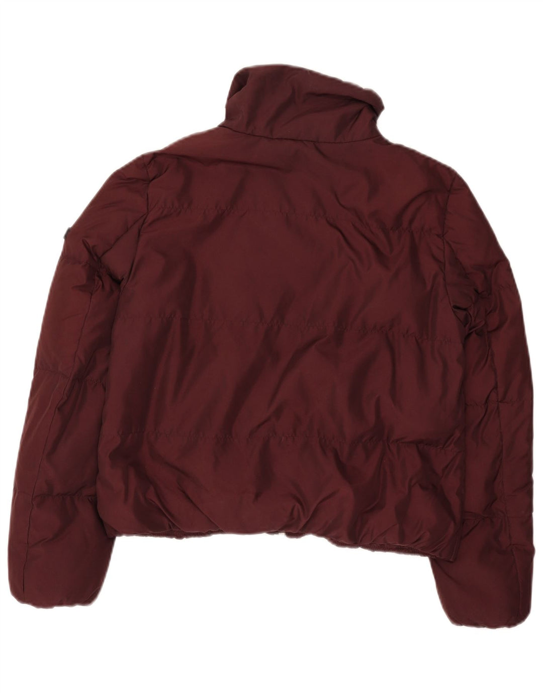 Damska kurtka Michael Kors Crop Padded Jacket UK 14, średni bordowy poliester