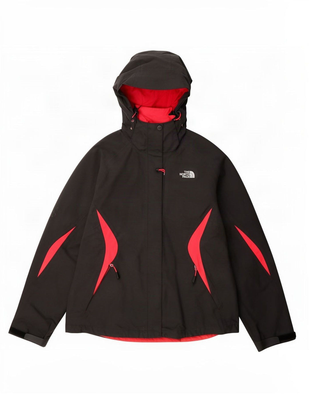 Giacca antipioggia The North Face da donna Hyvent UK 14 Colorblock grigio medio