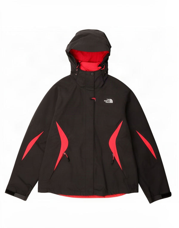 Giacca antipioggia The North Face da donna Hyvent UK 14 Colorblock grigio medio