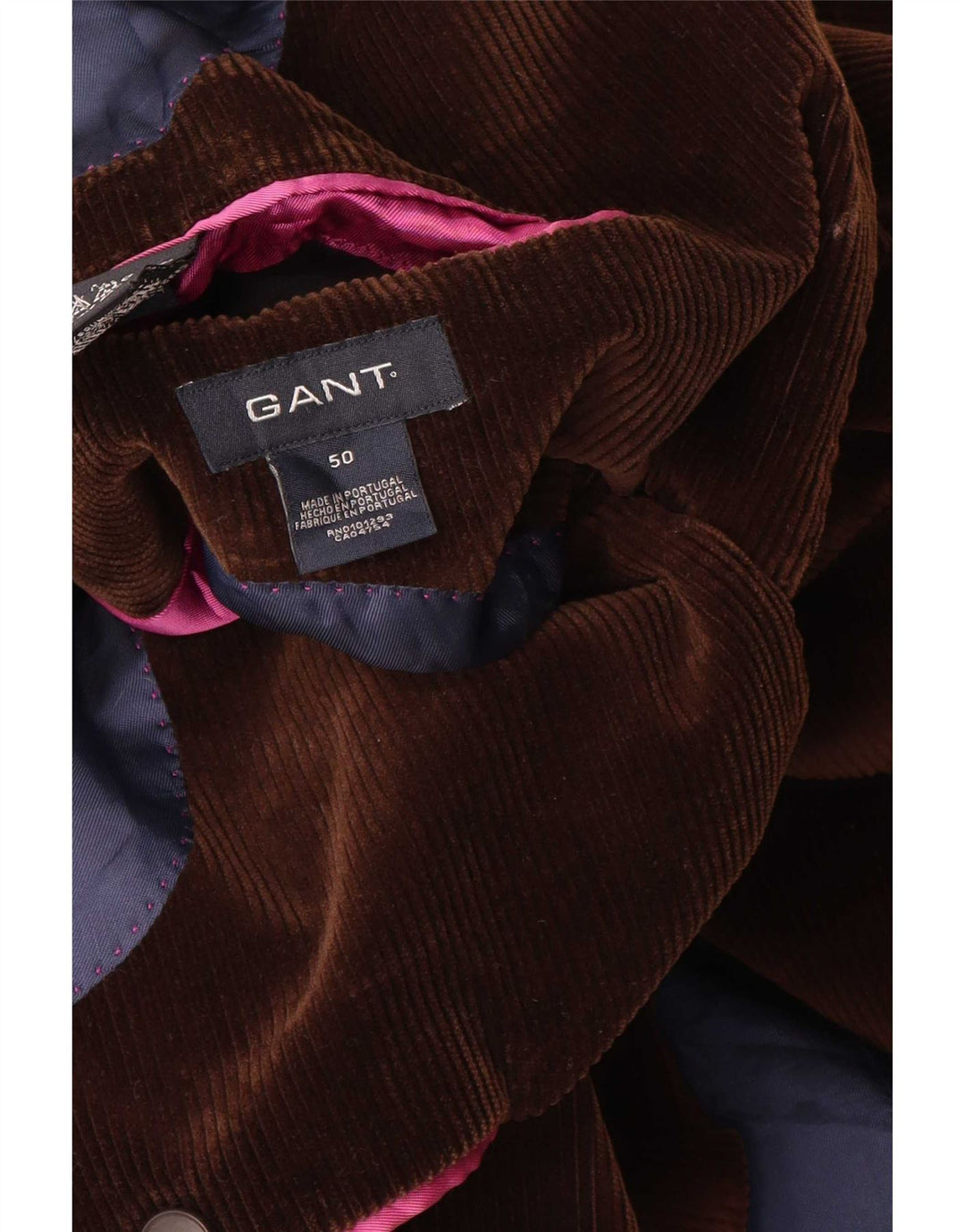 Gant Mens 2 Button Corduroy Blazer Jacket EU 50 Large Brown Cotton