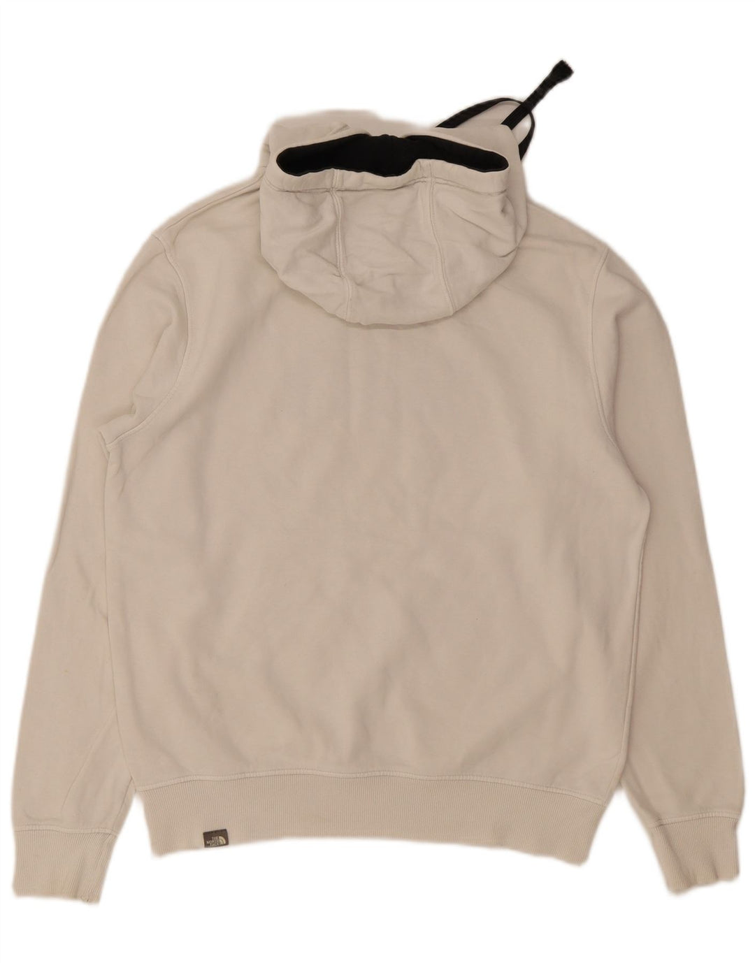 The North Face Mens Graphic Hoodie Jumper Medium White Cotton