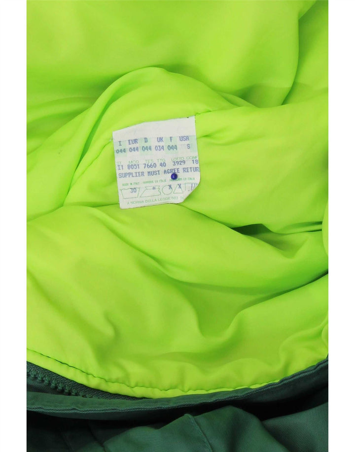 Brugi Mens Ski Jumpsuit IT 44 Small Green Colourblock Polyamide