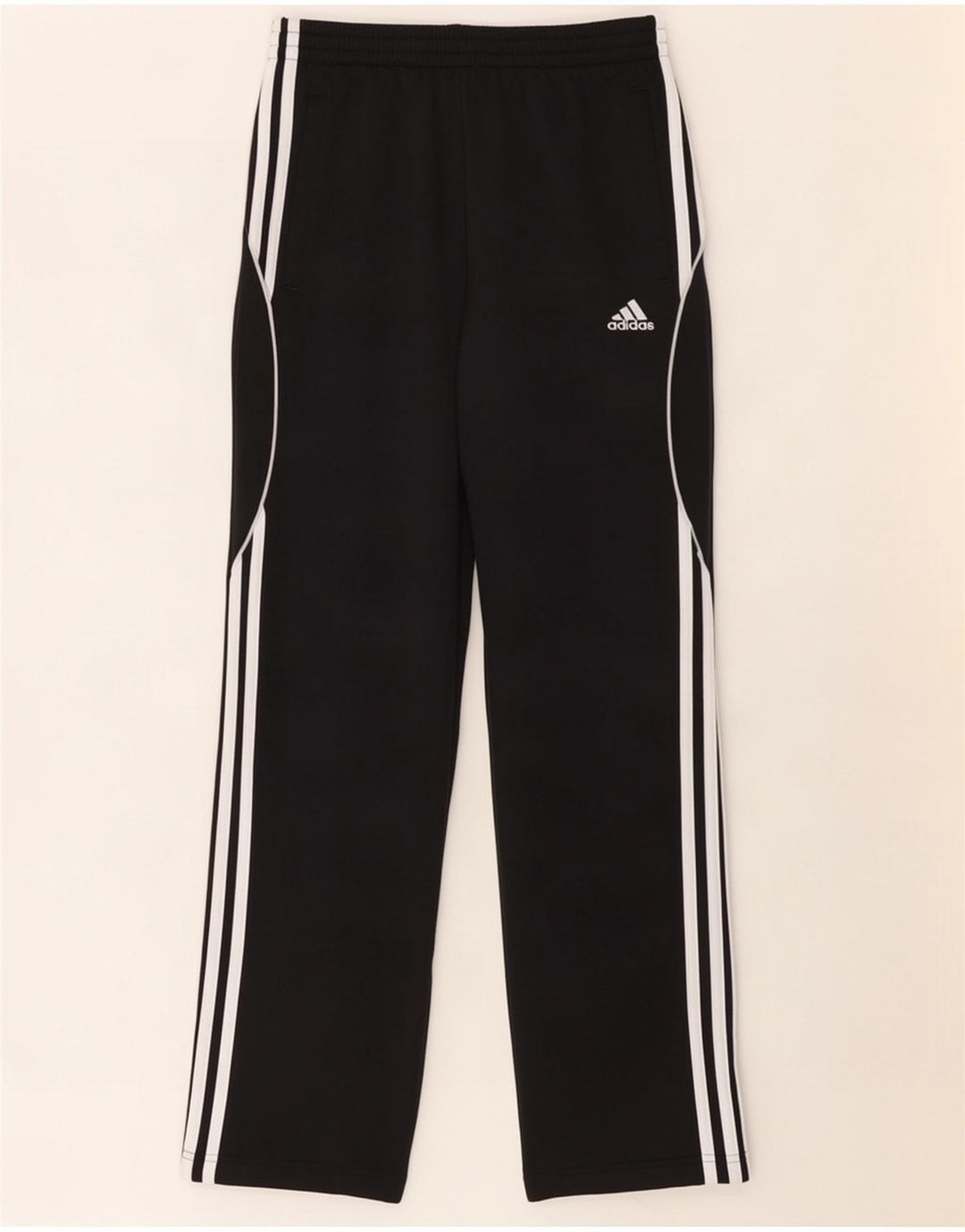 Adidas Mens Tracksuit Trousers UK 36/38 Small Black Polyester