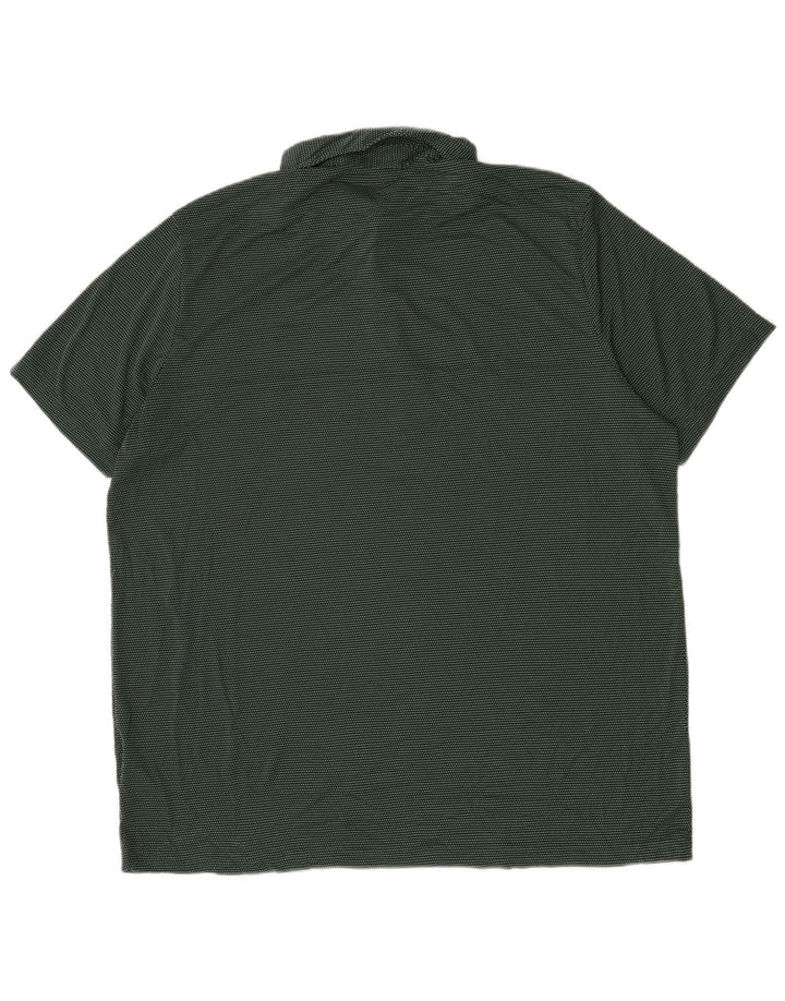 Adidas Polo Homme 2XL Vert Colorblock Polyester