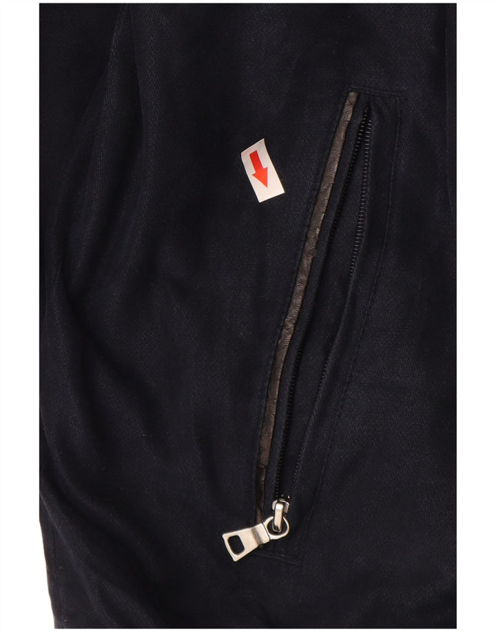 Vintage męska kurtka bomber UK 44 2XL granatowa