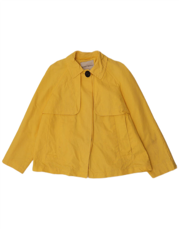 Giubbotto bomber da donna Zara UK 16 grande cotone giallo