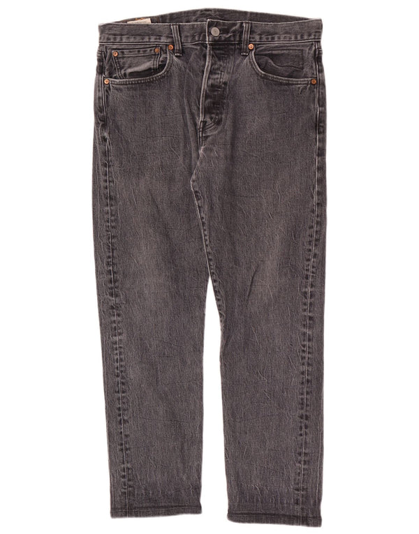 Levi's Uomo 501 Jeans dritti W33 L28 Cotone grigio