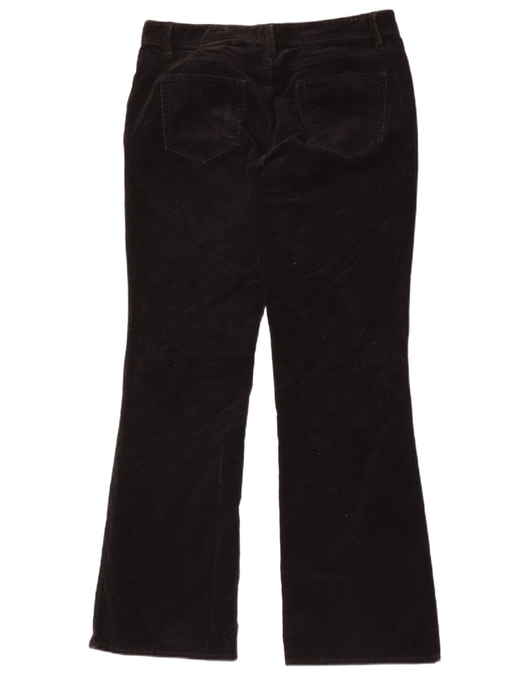 Eddie Bauer Damen Bootcut-Cordhose US 8 Medium W30 L31 Schwarz