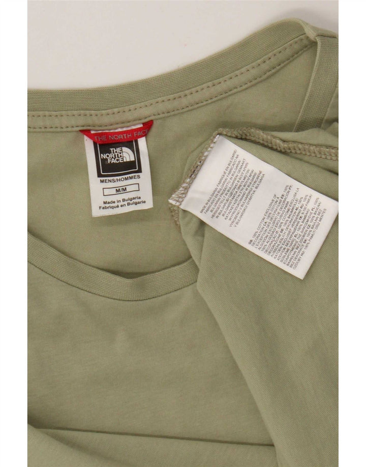 The North Face Herren-T-Shirt-Oberteil aus mittlerer Khaki-Baumwolle