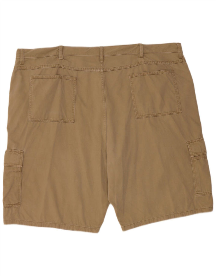 Wrangler Mens Cargo Shorts W46 3XL Beige Cotton