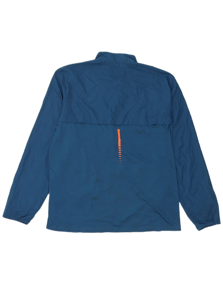 Asics Veste de survêtement pour homme XL Bleu Polyester