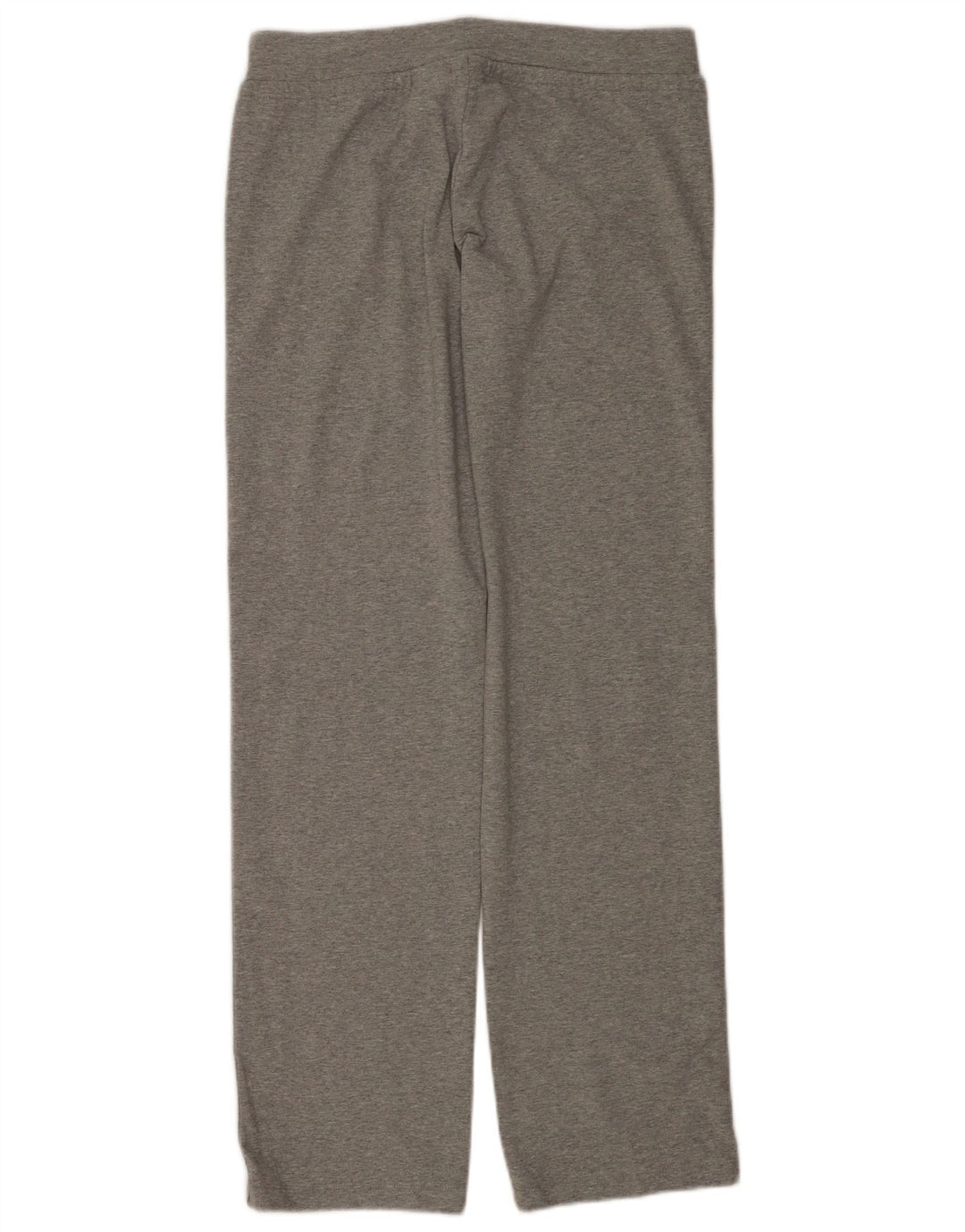 Nike Womens Tracksuit Trousers UK 14 Medium  Grey Flecked Cotton