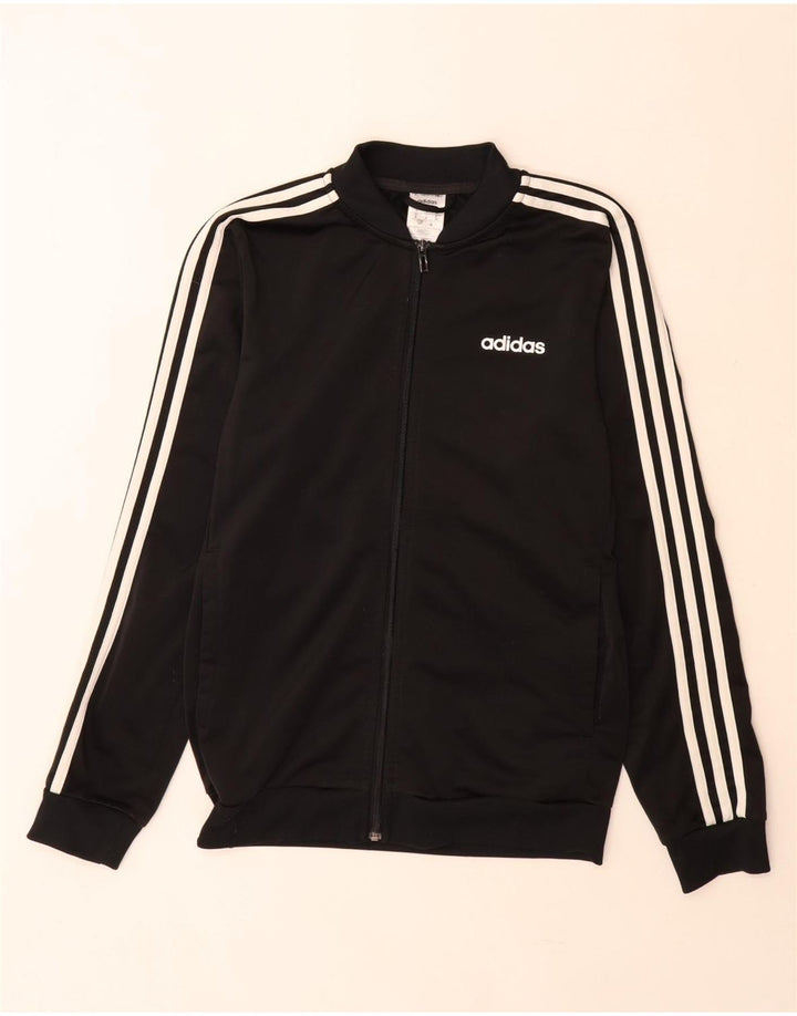 Adidas Træningsdragt til mænd, topjakke, lille sort polyester