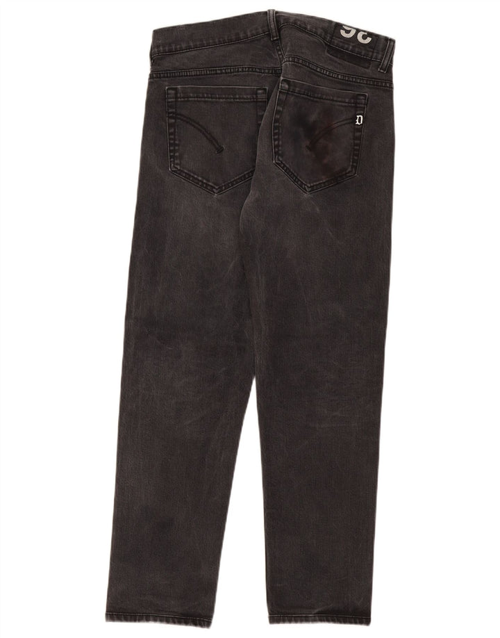 Dondup Mens George Slim Jeans W36 L29 Grey Cotton