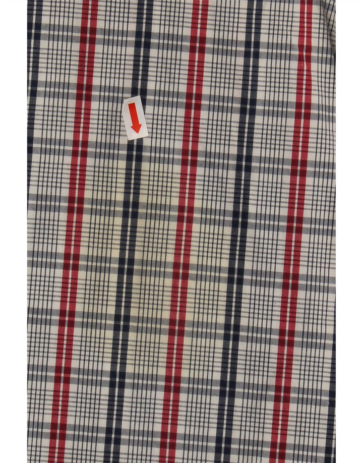 Camicia Levi's da uomo a maniche corte vestibilità standard in cotone a quadri blu medio