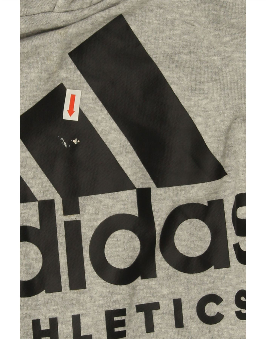 ADIDAS Mens Graphic Hoodie Jumper Small Grey Vintage Adidas and Second-Hand Adidas from Messina Hembry 