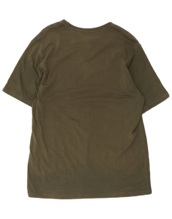 Champion Camiseta Gráfica para Hombre Top XL Algodón Caqui