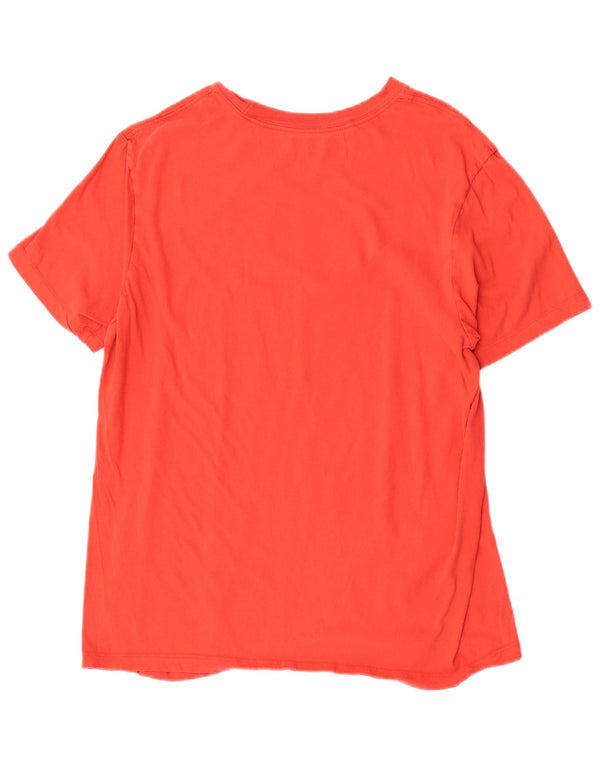 Nike Mens Graphic T-Shirt Top Medium Red Cotton