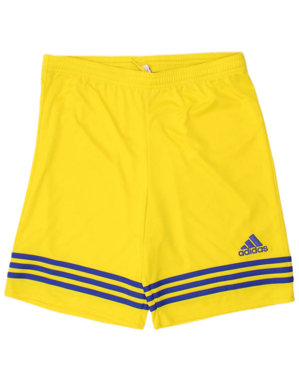 Adidas Boys Climalite Sportshorts 13-14 år XL Gul
