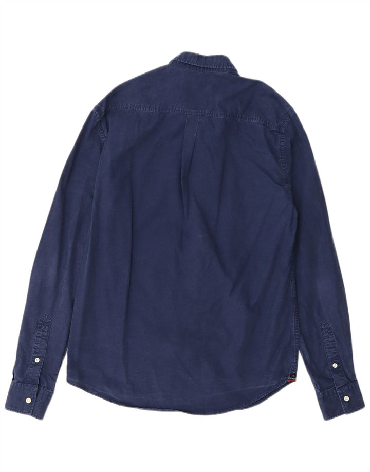 Koszula męska Superdry Modern Classic Fit, średnia, granatowa, bawełniana
