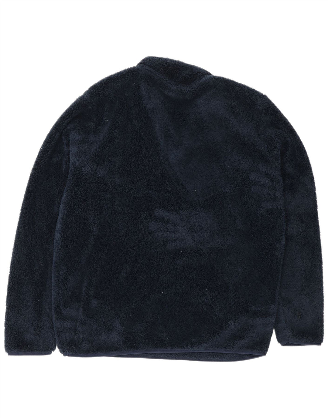 Mountain Warehouse Mens Zip Neck Fleece Jumper Large Navy Blue Polyester
