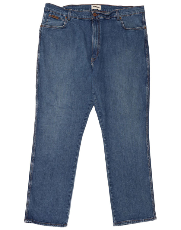 Мужские прямые джинсы Wrangler Texas W44 L32, синий хлопок
