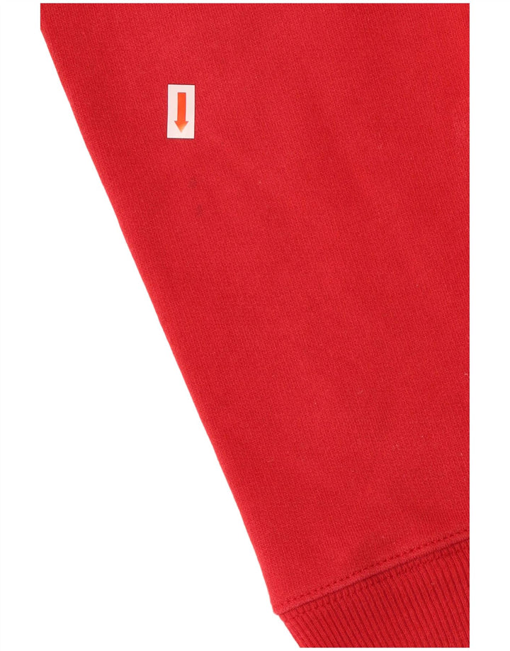 Lee Boys Crew Neck Jumper Sweater 13-14 Years Red Cotton