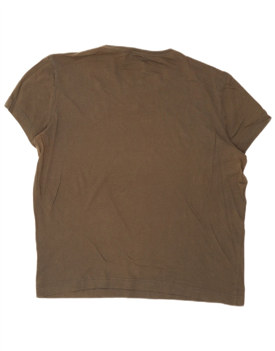Calvin Klein Mens Graphic T-Shirt Top 2XL Khaki