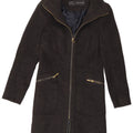 Zara Damen Mantel UK 10 Small Grau