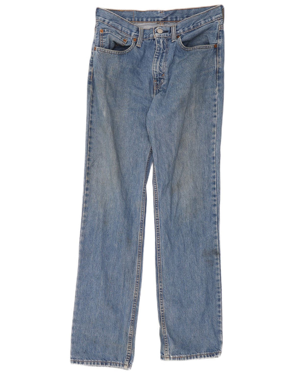 Levi's Mens 516 Straight Jeans W31 L32 Blue Cotton